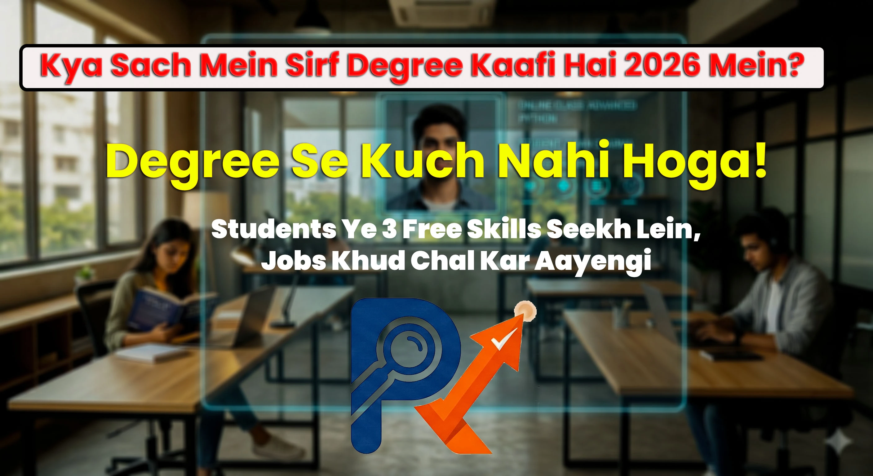🚨 Degree Se Kuch Nahi Hoga ! 2026 Mein Students Ye 3 Free Skills Seekh Le, Jobs Khud Chal Kar Aayegi (100% Working)
